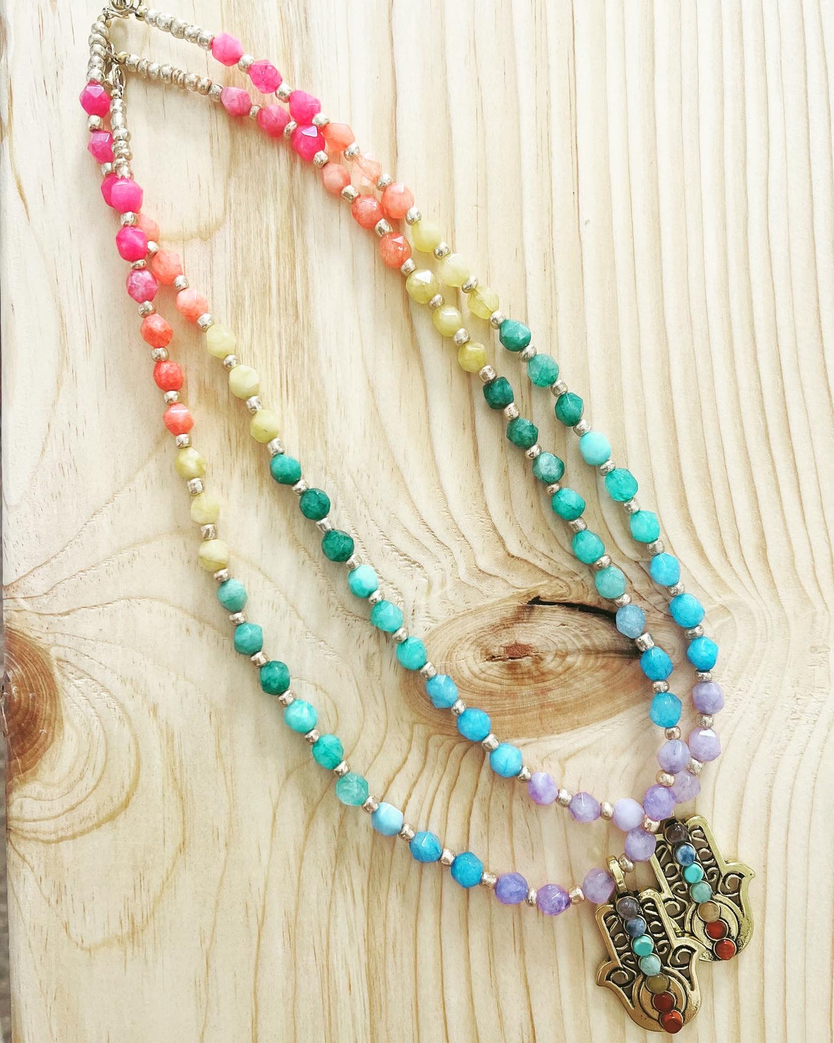Quartz Chakra Necklace